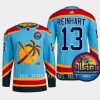 men panthers sam reinhart reverse retro 2023 all star patch blue jersey