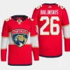 men panthers uvis balinskis primegreen home authentic pro red jersey