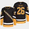 men penguins jeff petry 2022 alternate primegreen authentic black jersey