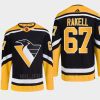 men penguins rickard rakell 2022 authentic primegreen reverse retro 2.0 black jersey