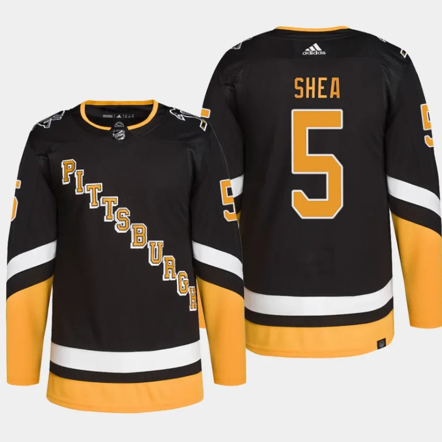 men penguins ryan shea primegreen home authentic pro black jersey