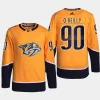 men predators ryan oreilly authentic pro home primegreen yellow jersey