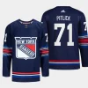 men rangers tyler pitlick 2023 24 authentic third alternate navy jersey