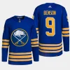 men sabres zach benson primegreen home authentic pro royal jersey