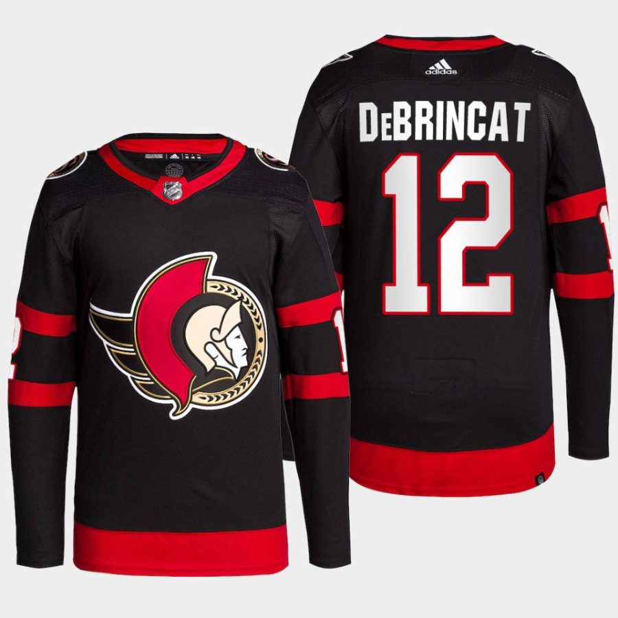 men senators alex debrincat 2022 home primegreen black jersey