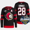 men senators claude giroux authentic 2023 nhl global series sweden black jersey