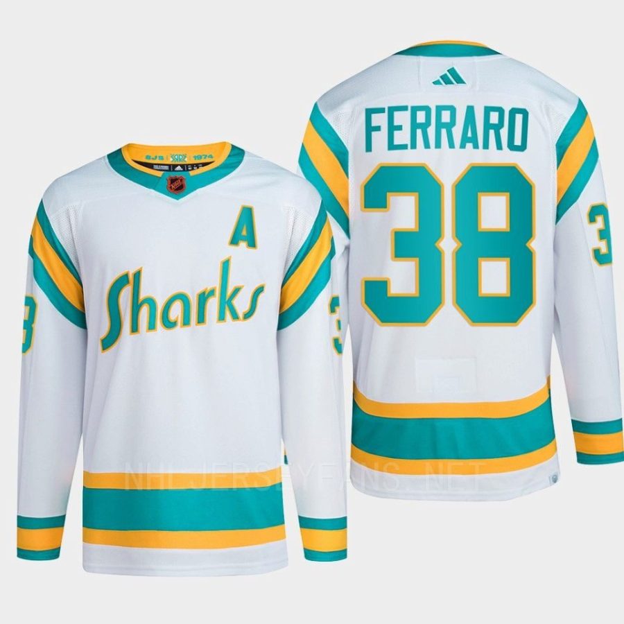 men sharks mario ferraro 2022 authentic primegreen reverse retro 2.0 white jersey