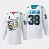 men sharks mario ferraro special 2023 los tiburones white jersey