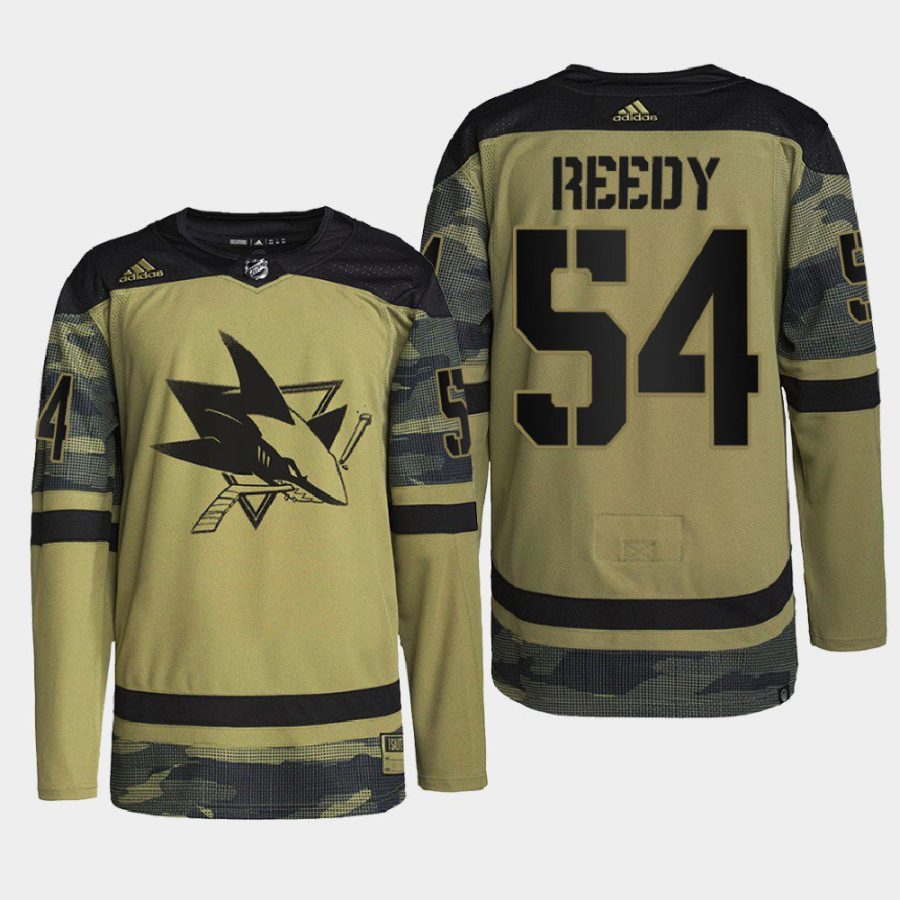 men sharks scott reedy authentic practice military appreciation 2022 camo jersey