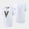 men vegas golden knights 2024 nhl winter classic white primary logo t shirt