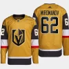 men vgk daniil miromanov primegreen home authentic pro gold jersey