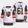 men vgk mark stone men authentic away 2023 stanley cup champions white jersey