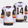 men vgk nicolas hague men authentic away 2023 stanley cup champions white jersey