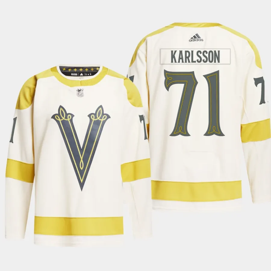 men vgk william karlsson primegreen 2024 nhl winter classic authentic player cream jersey