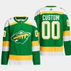 men wild custom 2023 24 primegreen alternate authentic green jersey