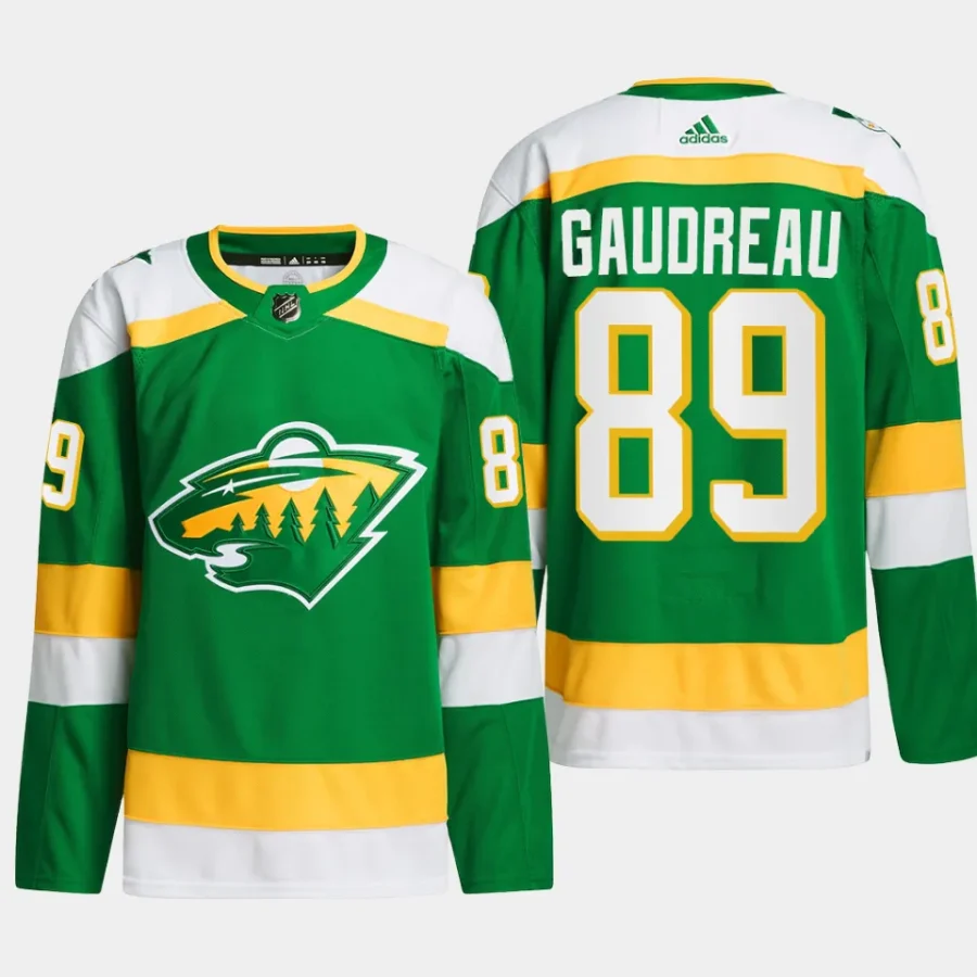 men wild frederick gaudreau 2023 24 primegreen alternate authentic player green jersey