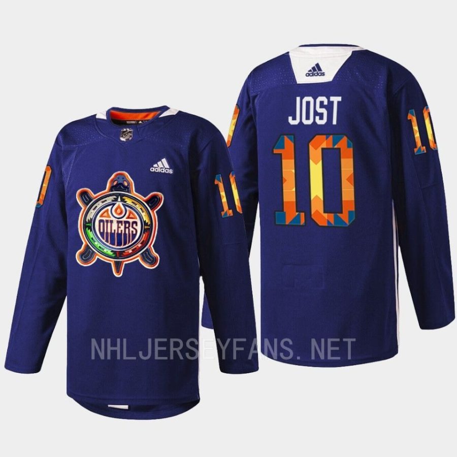 men wild tyson jost warmup indigenous celebration night 2022 navy jersey