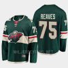 minnesota wild ryan reaves home breakaway player jersey green