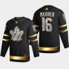 mitch marner maple leafs black 2022 stanley cup playoffs diamond edition authentic jersey