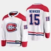 montreal canadiens alex newhook away breakaway player jersey white