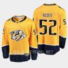 nashville predators cal foote home breakaway player jersey gold