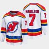 new jersey devils dougie hamilton special edition 2.0 2022 breakaway retro jersey white