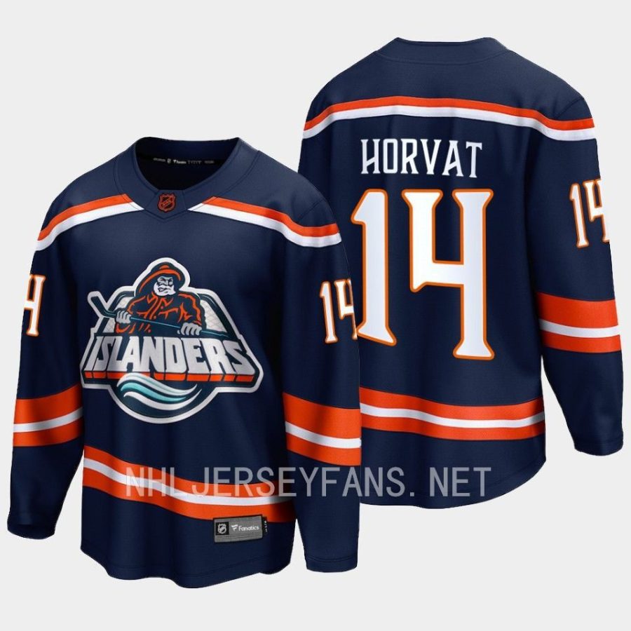 new york islanders bo horvat special edition 2.0 2022 breakaway player retro jersey navy