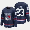 new york rangers adam fox alternate 2023 24 premier breakaway player jersey navy