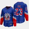 new york rangers adam fox special edition 2.0 2022 breakaway retro jersey blue