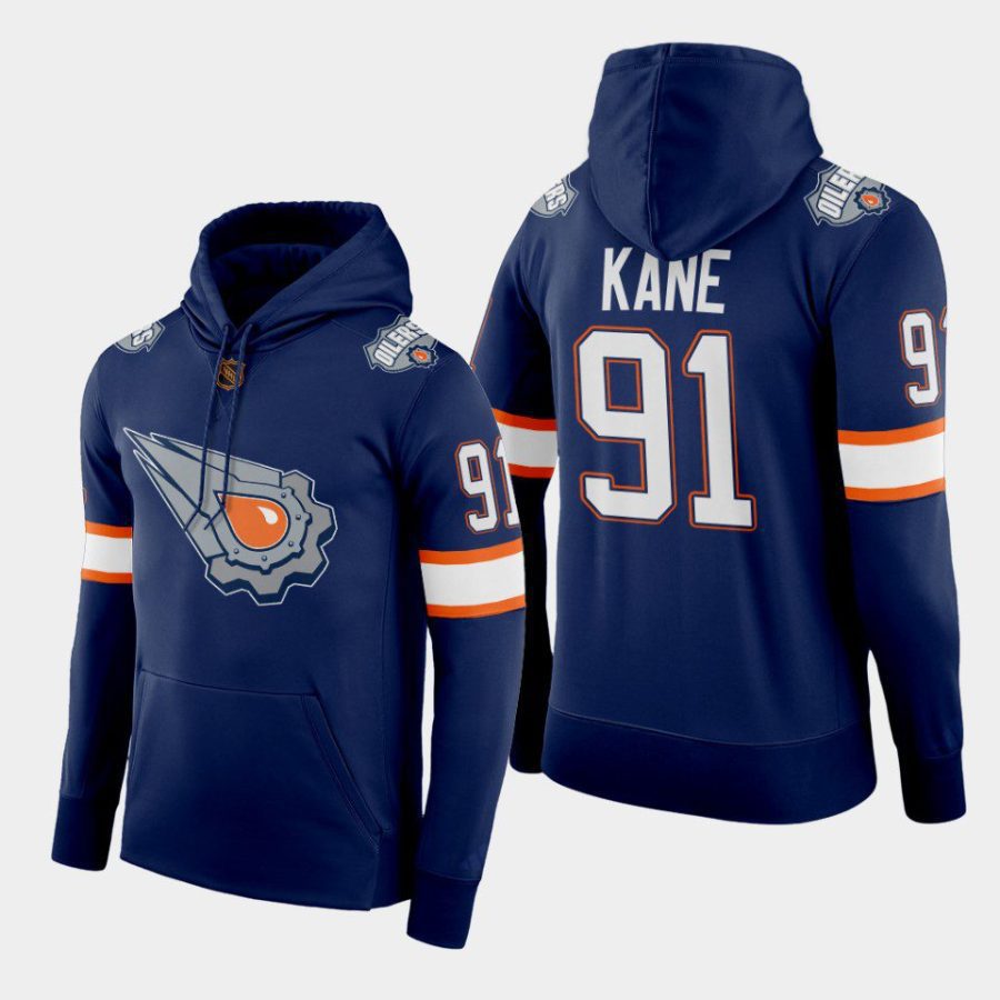 oilers evander kane navy reverse retro 2.0 pullover hoodie