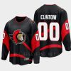 ottawa senators custom special edition 2.0 2022 breakaway player retro jersey black