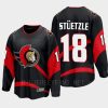 ottawa senators tim stuetzle special edition 2.0 2022 breakaway player retro jersey black