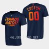 panthers custom navy vamos gato night t shirt