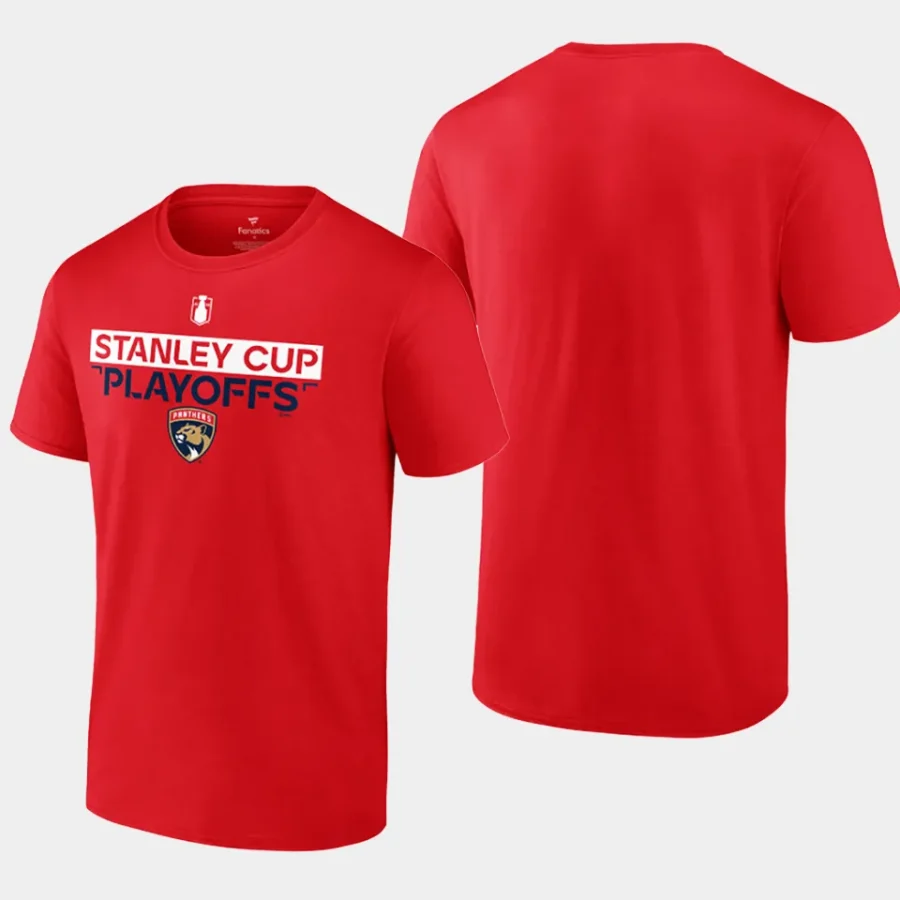 panthers red 2023 stanley cup playoff participant t shirt