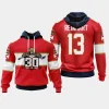 panthers sam reinhart red 30th anniversary home hoodie