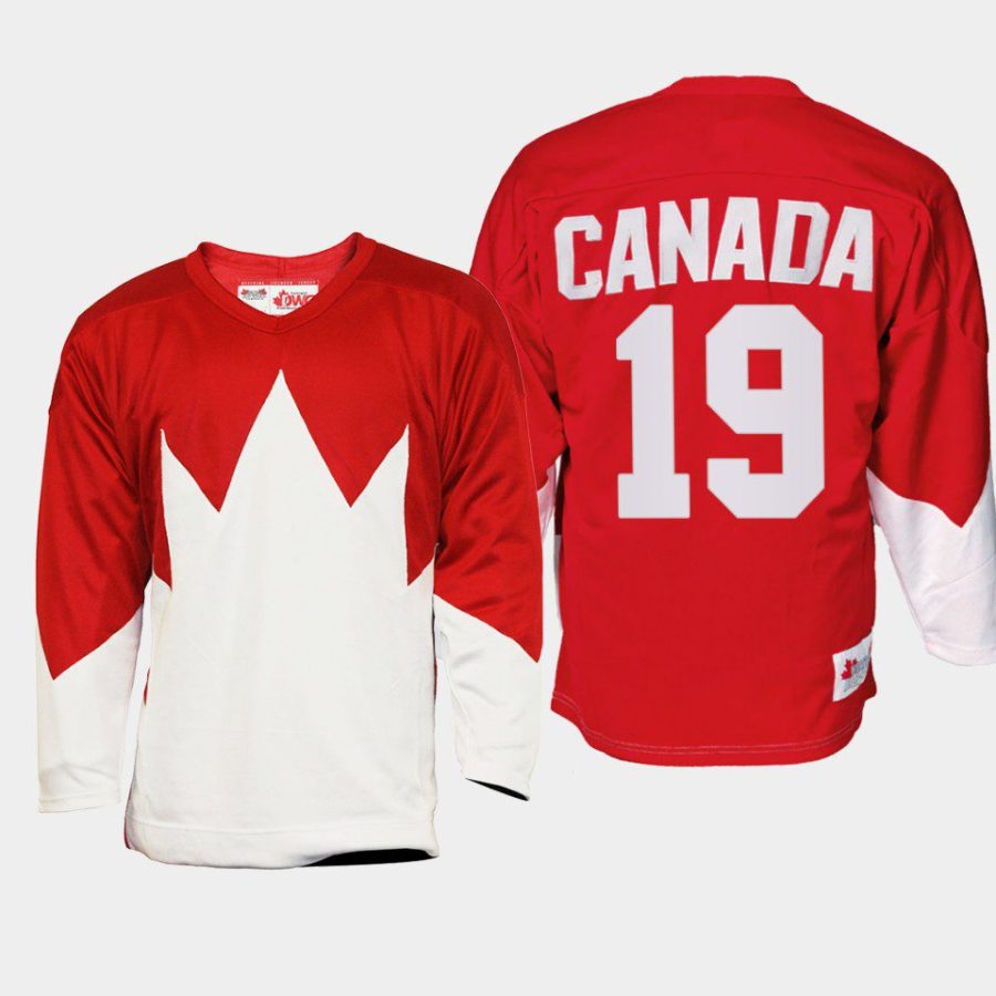 paul henderson canada red 1972 summit series replica jersey