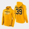 penguins alex nedeljkovic gold authentic pro pullover hoodie