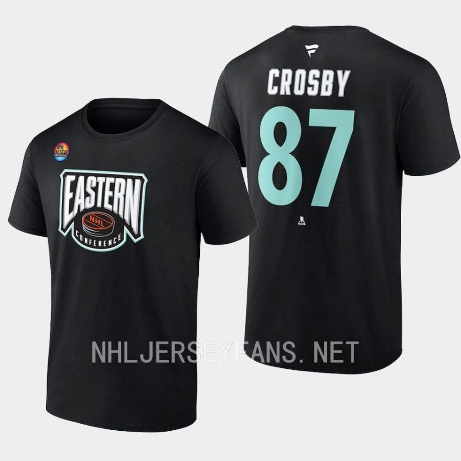 penguins sidney crosby black eastern conference 2023 nhl all star game t shirt