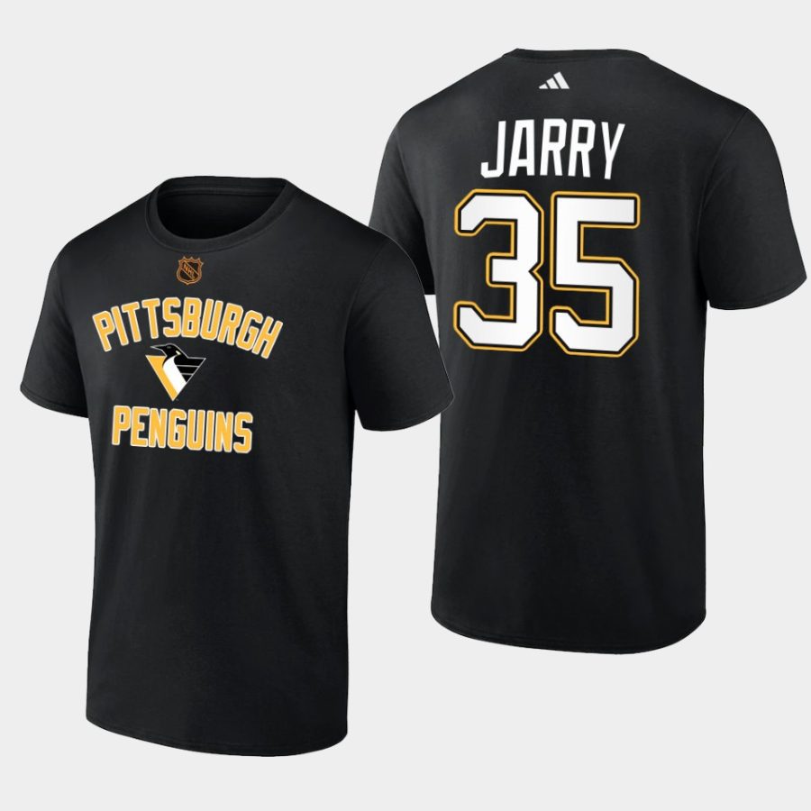 penguins tristan jarry black wheelhouse reverse retro 2.0 t shirt