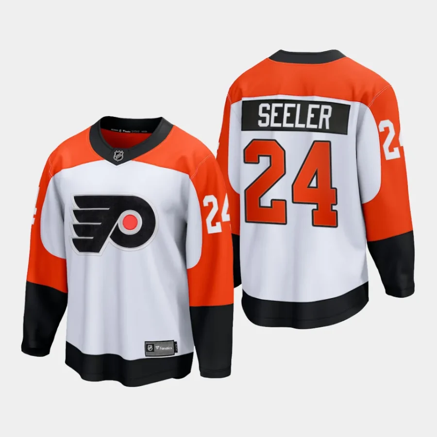 philadelphia flyers nick seeler away 2023 24 premier breakaway player jersey white