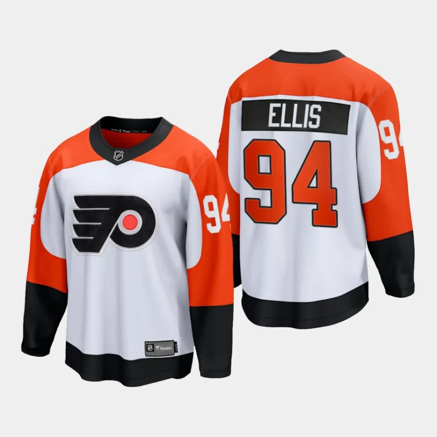 philadelphia flyers ryan ellis away 2023 24 premier breakaway player jersey white