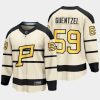 pittsburgh penguins jake guentzel 2023 winter classic player jersey cream