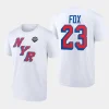 rangers adam fox white 2024 nhl stadium series logo t shirt