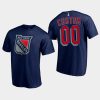 rangers custom navy special edition secondary logo t shirt