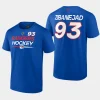 rangers mika zibanejad blue name number authentic pro prime t shirt