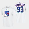 rangers mika zibanejad white lgbtq pride month tee