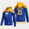 sabres kyle okposo blue stylish aeroready pullover hoodie