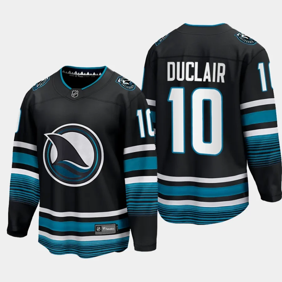 san jose sharks anthony duclair cali fin 3rd alternate 2023 24 breakaway player jersey black