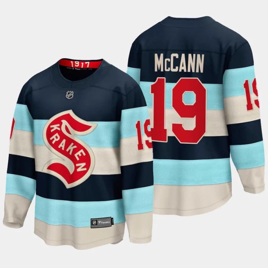 seattle kraken jared mccann 2024 nhl winter classic breakaway player jersey blue