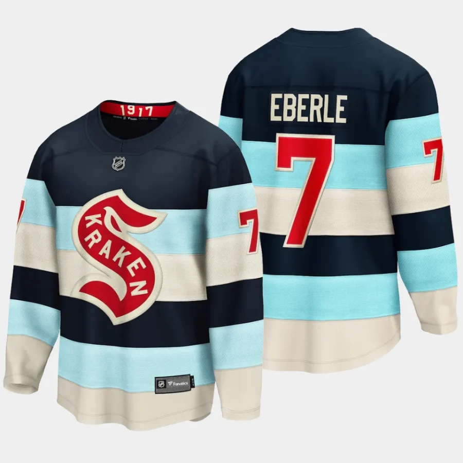 seattle kraken jordan eberle 2024 nhl winter classic breakaway player jersey blue